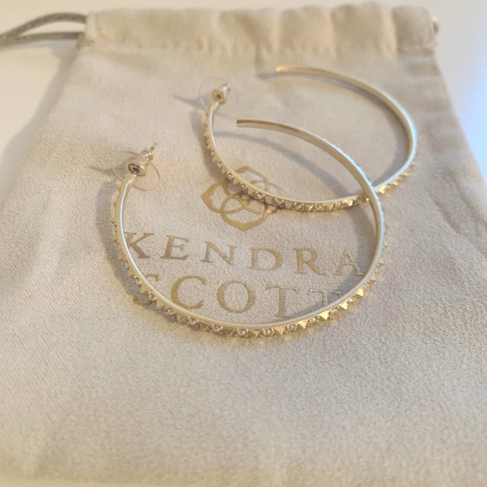 Kendra Scott gold hoops